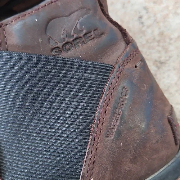 Sorel Waterproof Leather Booties Size 8 For Women - Picture 6 of 9